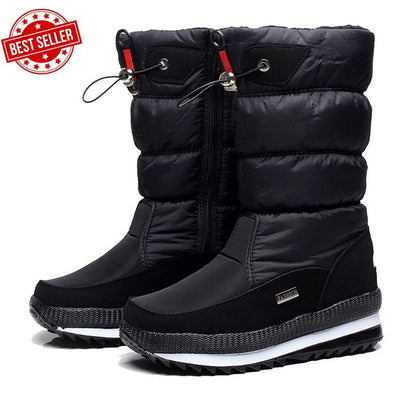 【🔥PRECIO MÁS BAJO DE HOY】Botas de nieve premium de piel sintética antideslizantes e impermeables para mujer