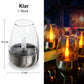 🕯️ KÖP 2 FÅ 1 GRATIS! ☀️ 6-Pack Solenergi-LED-Bordslampor – Flamlösa & Vattentäta, Auto Tänd/Släck med Skymningssensor för Trädgård & Fest 🏕️