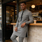 👔 49% RABATT! 🔥 Herr Modern Mandarin Krage Tunika & Byxor Set – Elegant Design, Bekväm Passform & Perfekt För Festliga Tillfällen 🎩