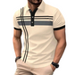 👕 50% RABATT! 🌞 Golf-kortärmad skjorta med ränder – avslappnad & funktionell – Andningsbar, lätt & perfekt för golf, jobb eller varma sommardagar ⛳