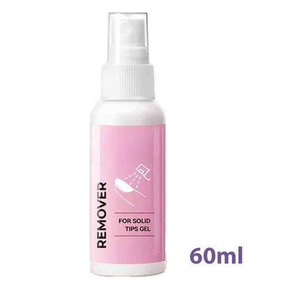 Spray för att ta bort fast självhäftande gel för press-on naglar